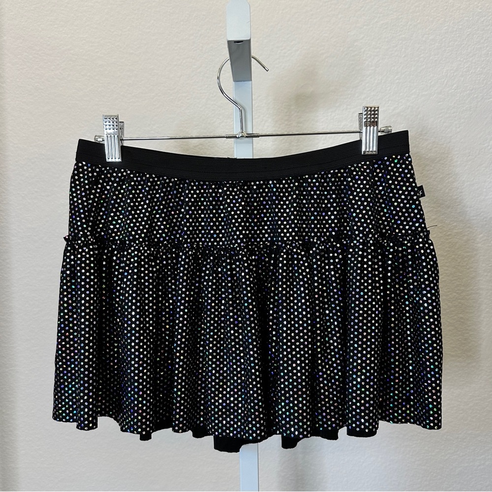 Sparkle Athletic Black Skirt